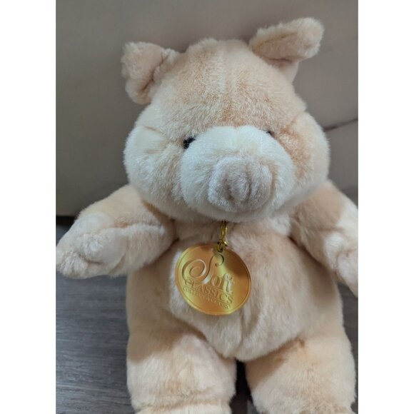 Soft Classics Plush Pig Stuffed Animal toy By Westcliff Ltd  10: sitting - Picture 3 of 9